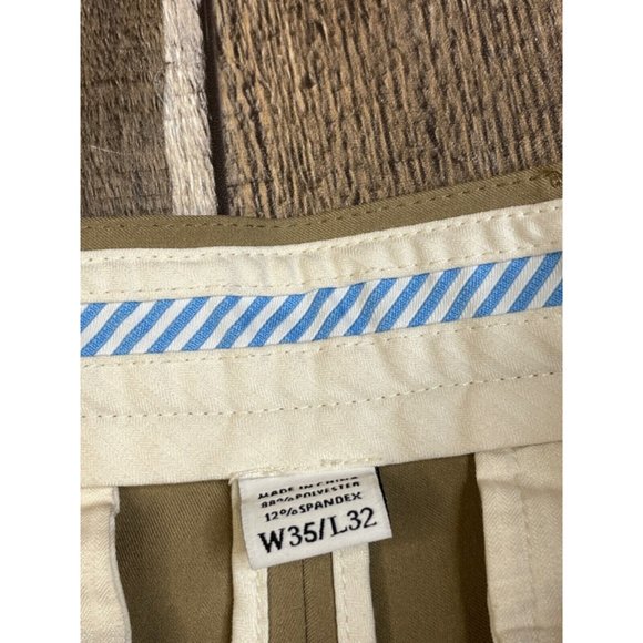 Lot 3 Footjoy Men 35 x 30 Stretch Golf Pants Beige Water Wind Resistant Flex FJ - Picture 7 of 11